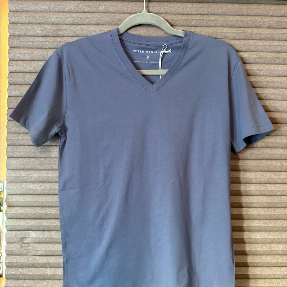 Peter Manning blue t-shirt | size 1 (XS/S)